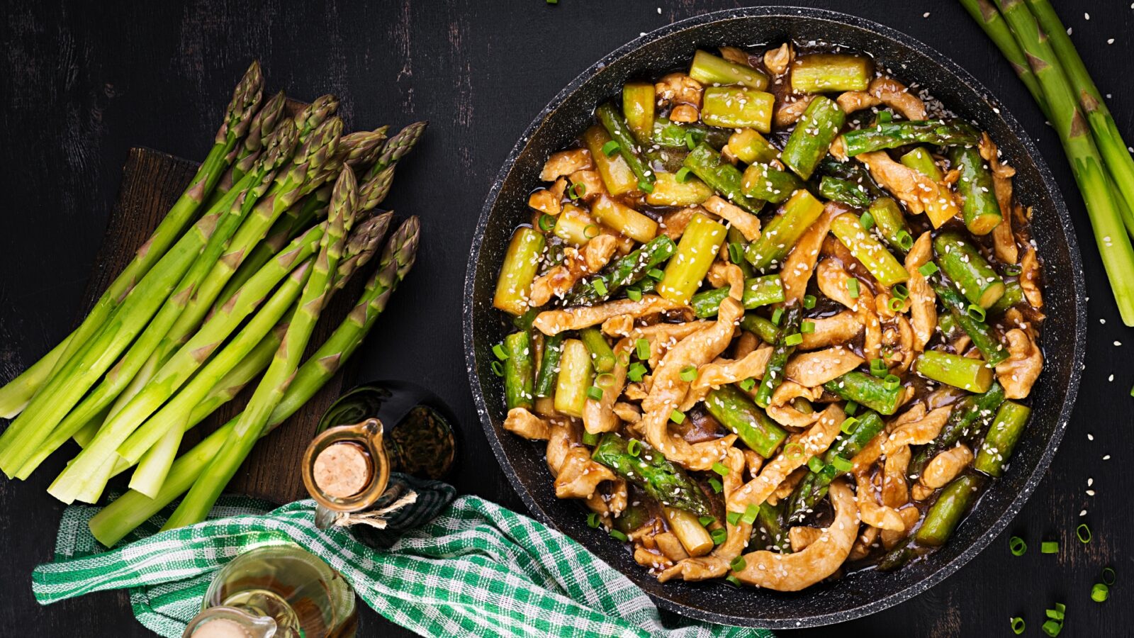 chicken asparagus stir-fry