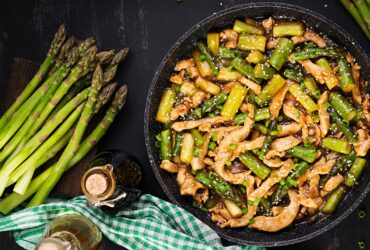 chicken asparagus stir-fry