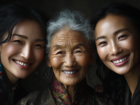 Three Generations of Women