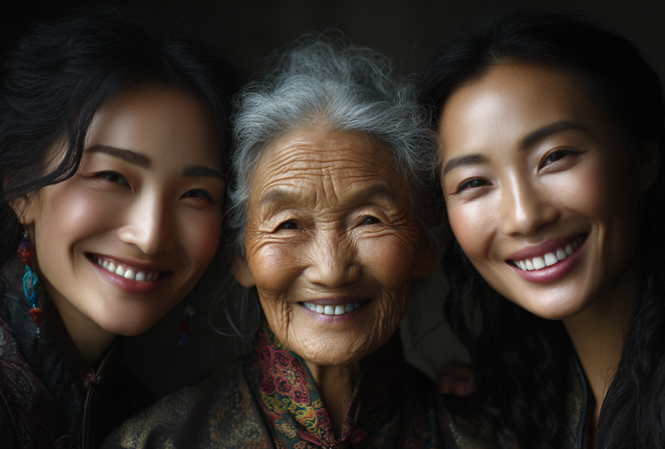 Three Generations of Women
