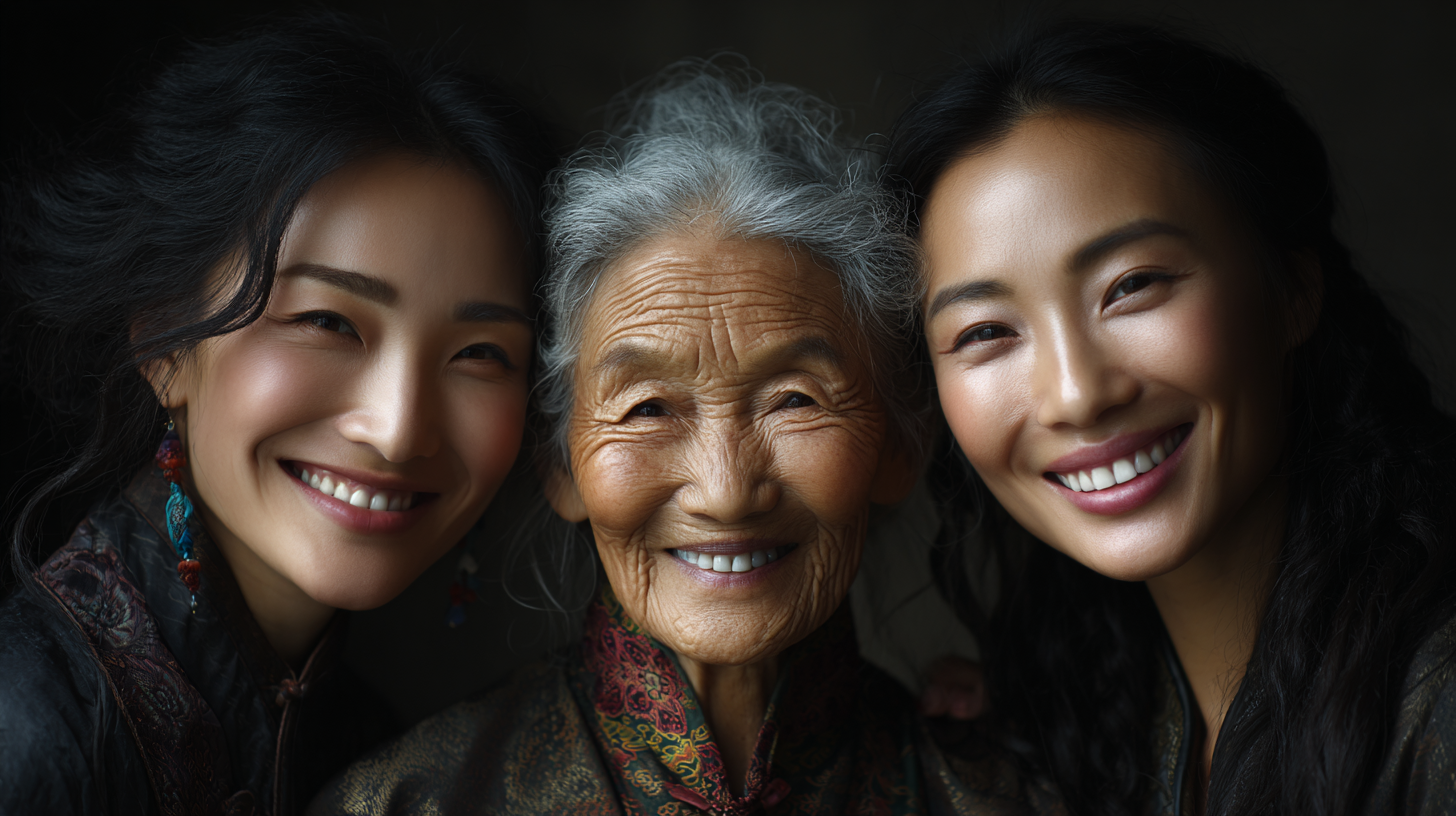Three Generations of Women